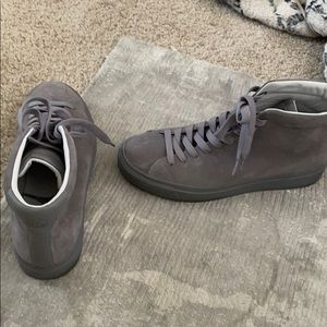 Gray Suede Rag & Bone Shoes